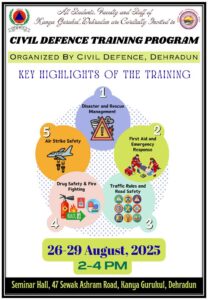 CIVIL DEFENCE TRAINING PROGRAM